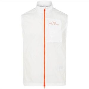 J Lindenberg Golf Men’s Large Ash Lightweight Zip Up Vest NWT